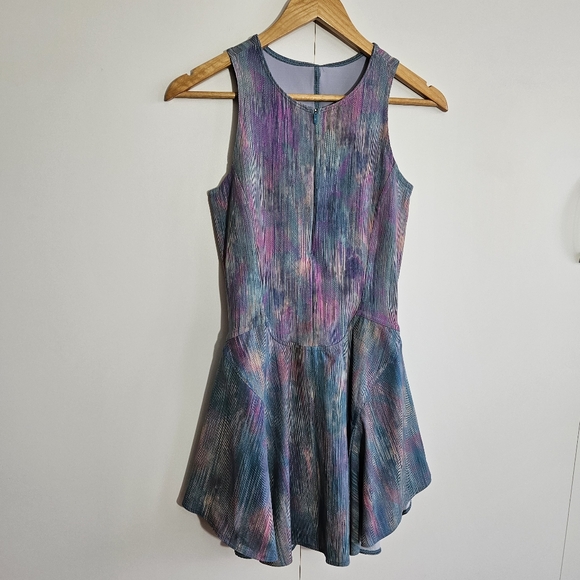 LULULEMON Everlux Short-Lined Tennis Tank Dress 6" Pixel Diffuse Multi Size 6 - Picture 7 of 16